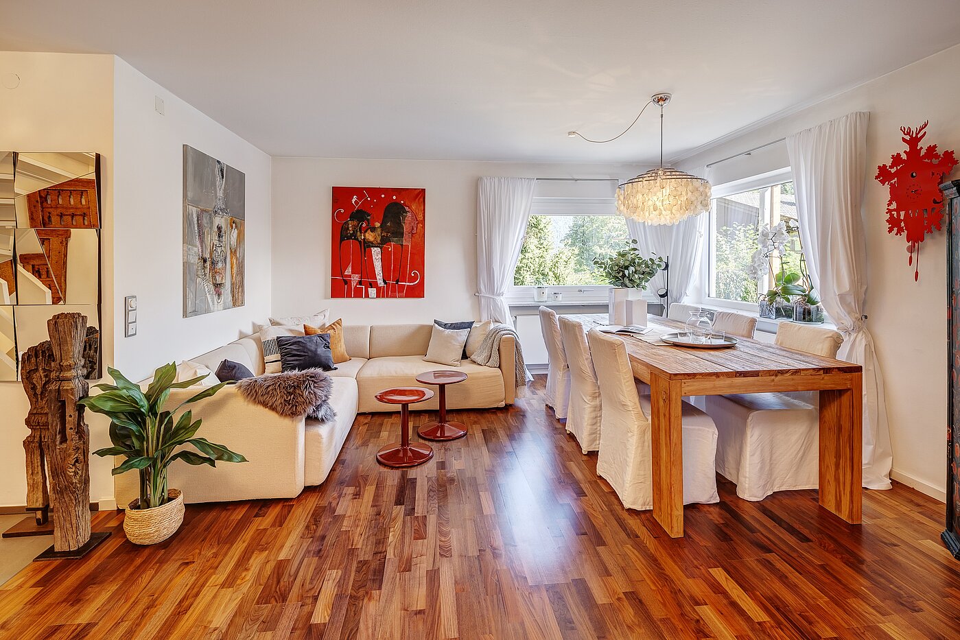 Rohový řadový dům s 3 Pokoje | Kreuth | 70037 | Heller Wohn- und Essbereich...