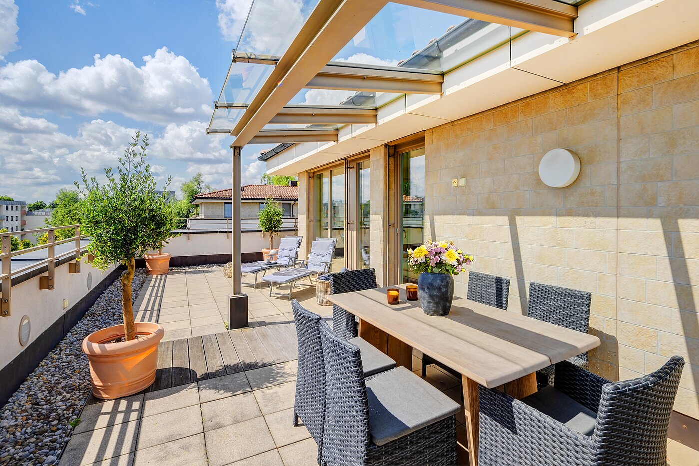 Penthouse med 3.5 Rum | München-Oberföhring | 70237 | ...zum genießen...