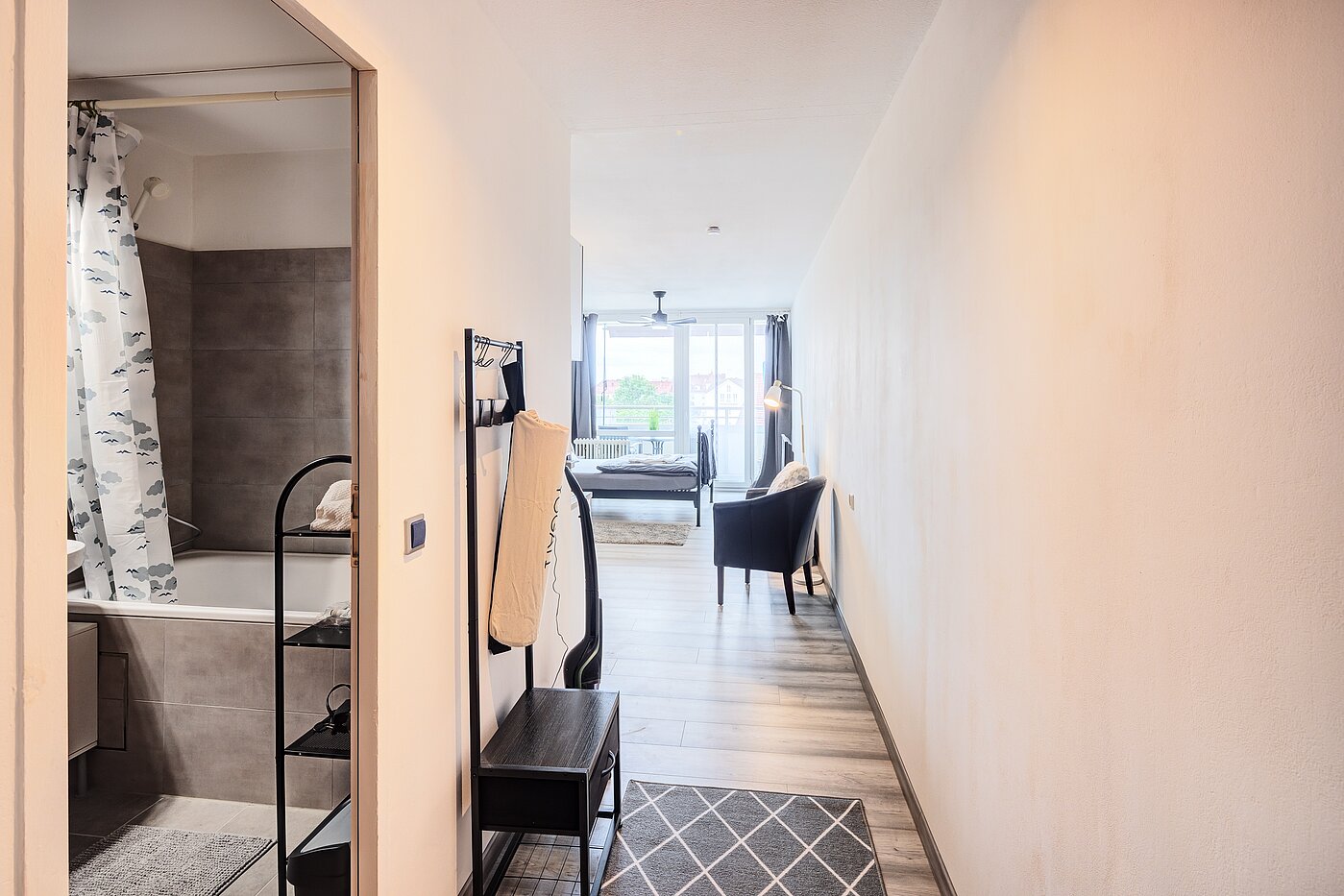 Lapos a  címen 1 Szoba | München-Haidhausen | 70482 | Zugang Badezimmer