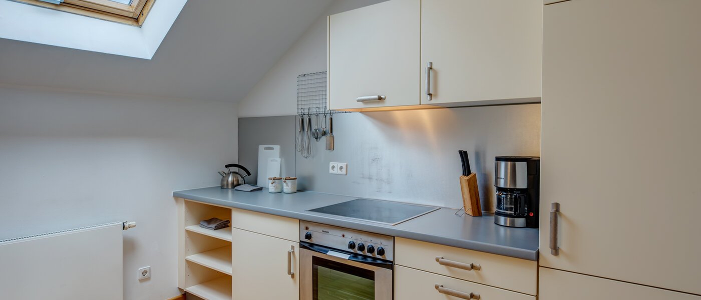 Апартамент с покривна тераса München Maxvorstadt - Museumsviertel 02 Кухня 1