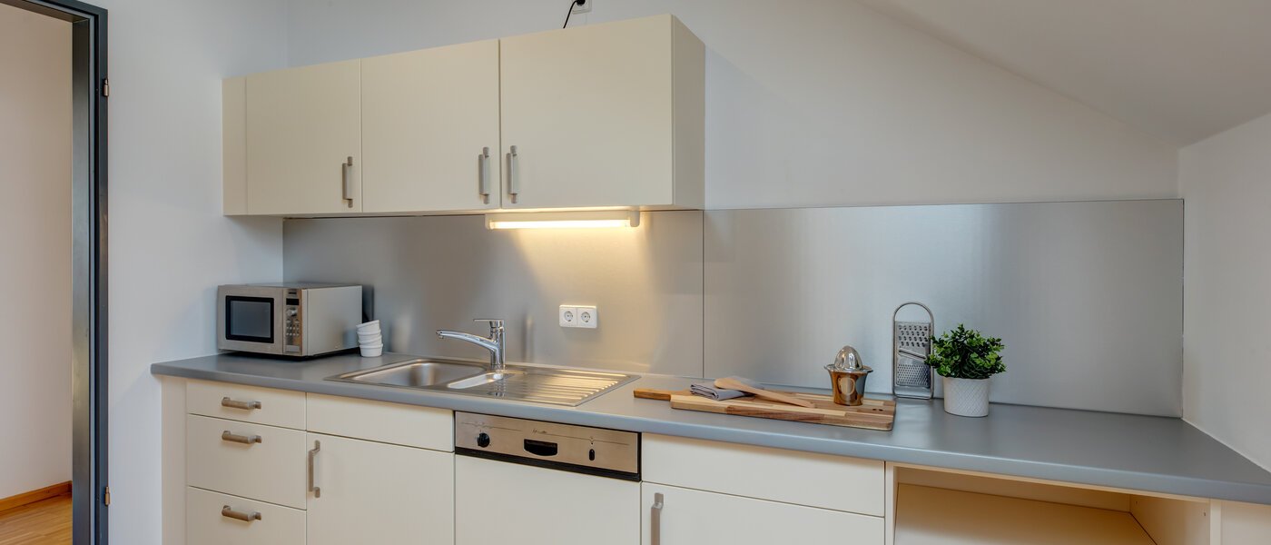 Апартамент с покривна тераса München Maxvorstadt - Museumsviertel 03 Кухня 1