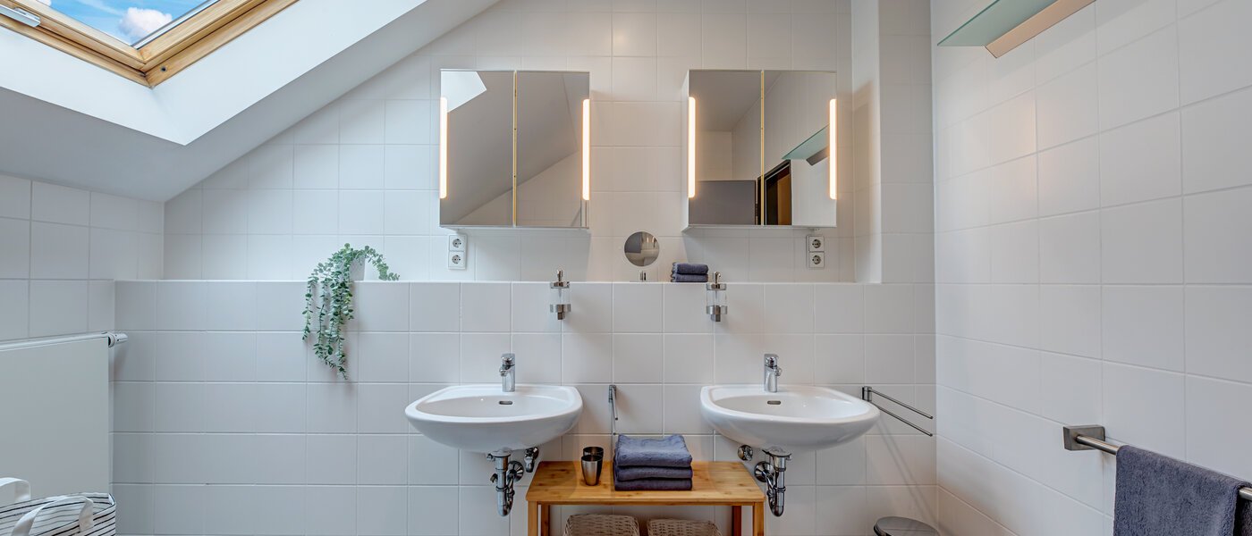 Апартамент с покривна тераса München Maxvorstadt - Museumsviertel 02 Баня 1