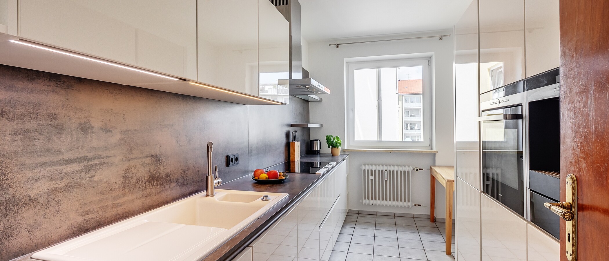 Ploché München Neuhausen 01 Kuchyně 10004