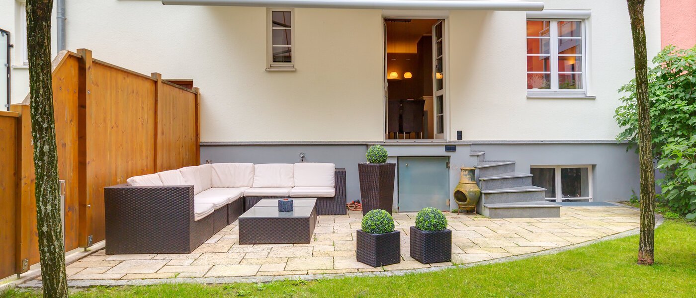 Bahçe katı München Schwabing-West (rund um den Bonner Platz) 01 Teras 10060