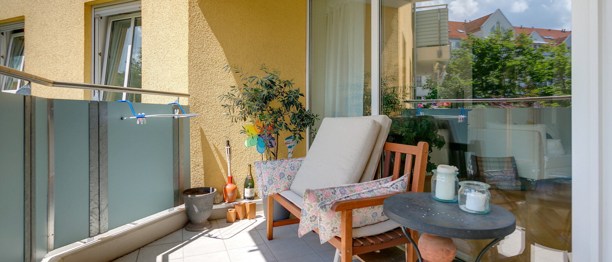 Płaski München Thalkirchen 02 Balkon 10090