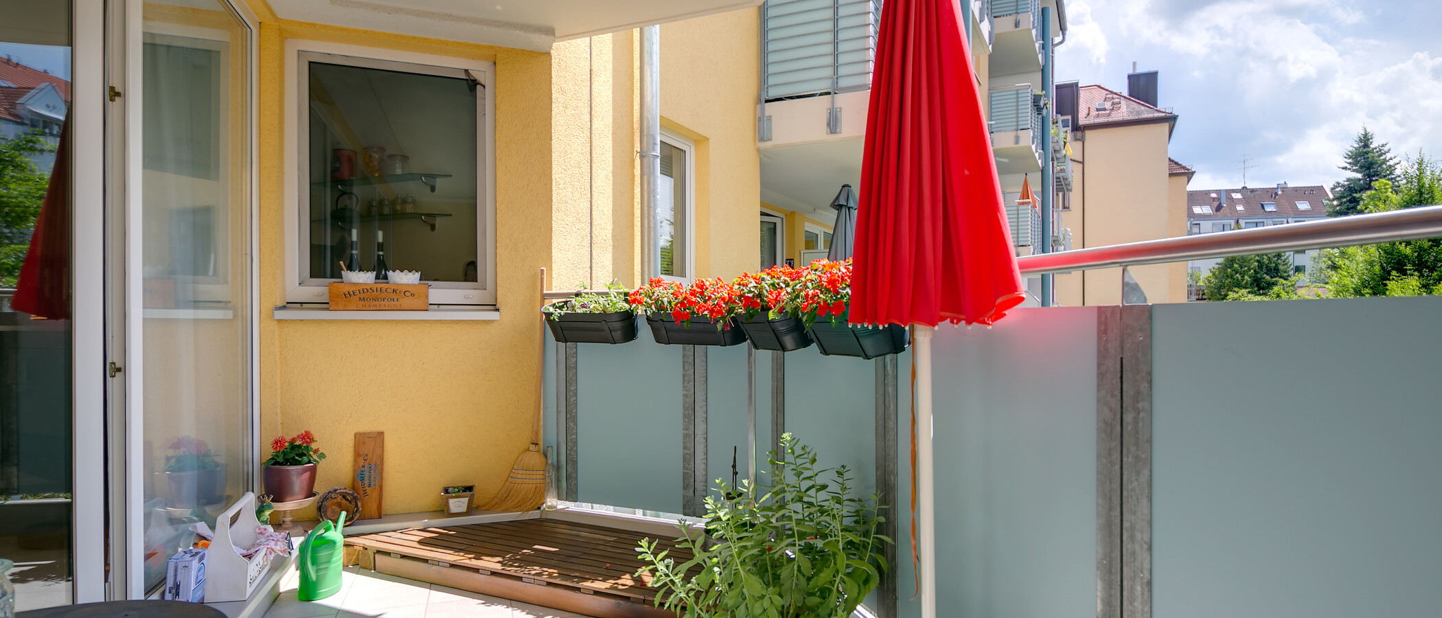 Płaski München Thalkirchen 03 Balkon 10090