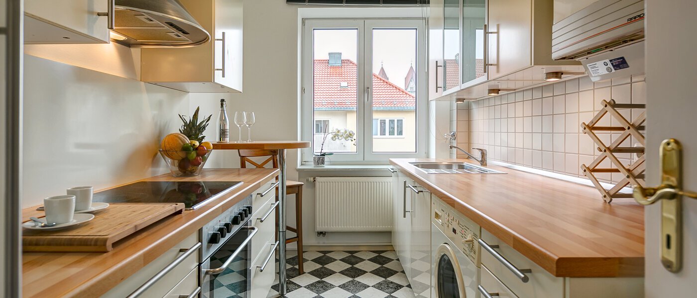 Плосък München Maxvorstadt - Westen 01 Кухня 10133