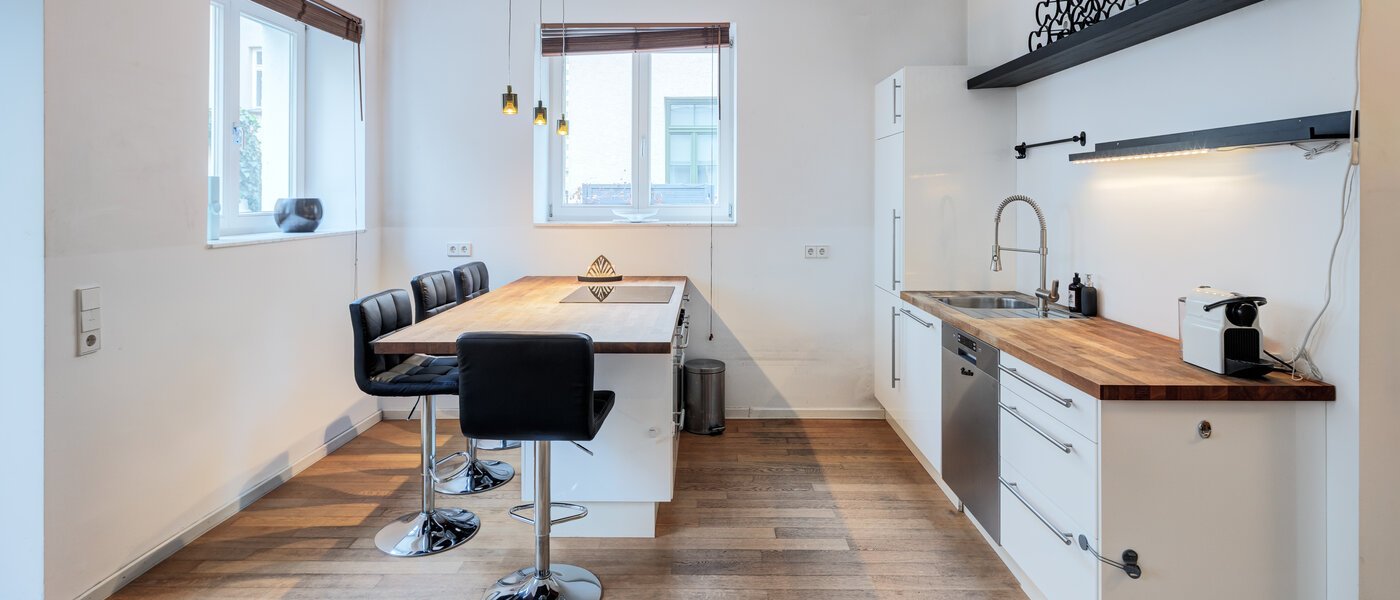 플랫 München Schlachthofviertel 01 주방 10154