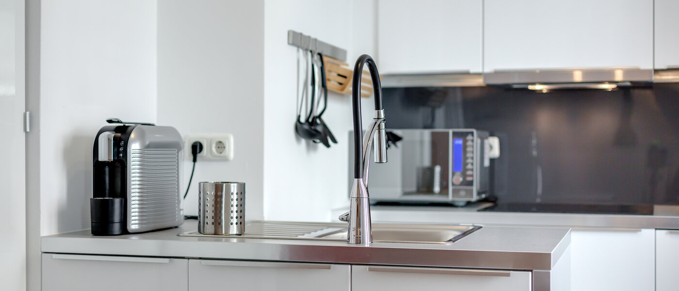 Ravna stran München Maxvorstadt - Universitätsviertel 02 Kuhinja 10155