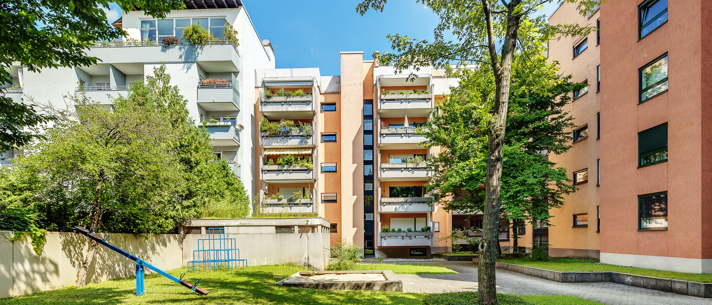 Plano München Schwabing-West (rund um den Hohenzollernplatz) 02 Pátio interior 10175