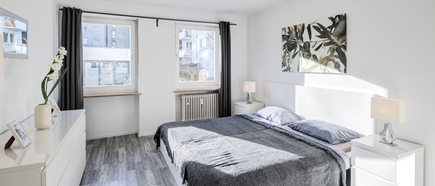 Płaski München Obergiesing 01 Sypialnia 10300