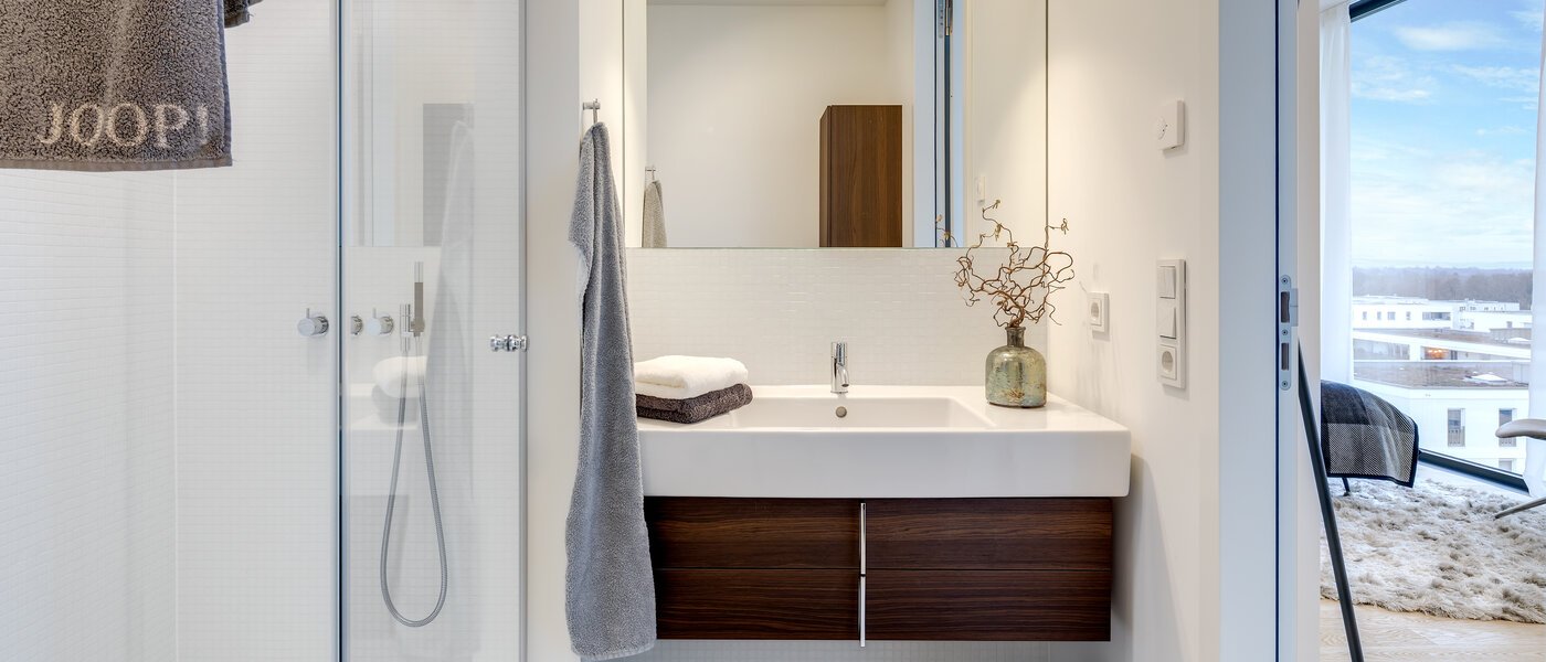 플랫 München Nymphenburg 01 욕실 10338