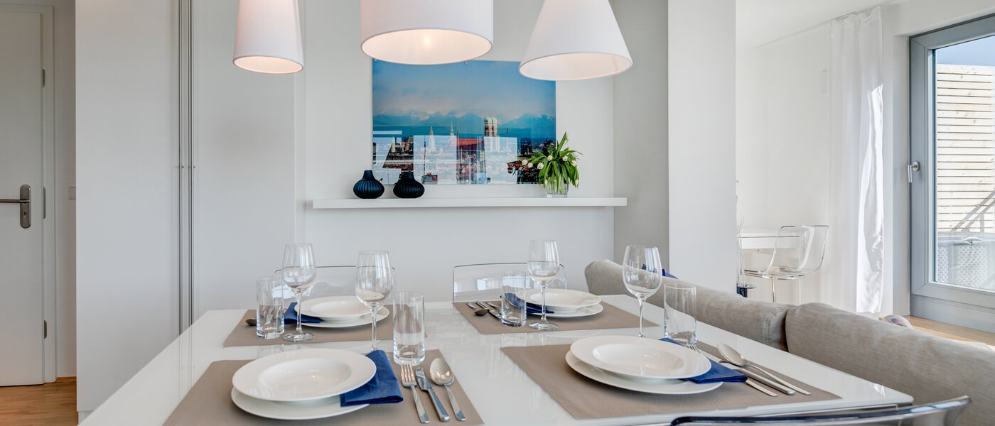 Апартамент с покривна тераса München Ramersdorf 06 Living 10340