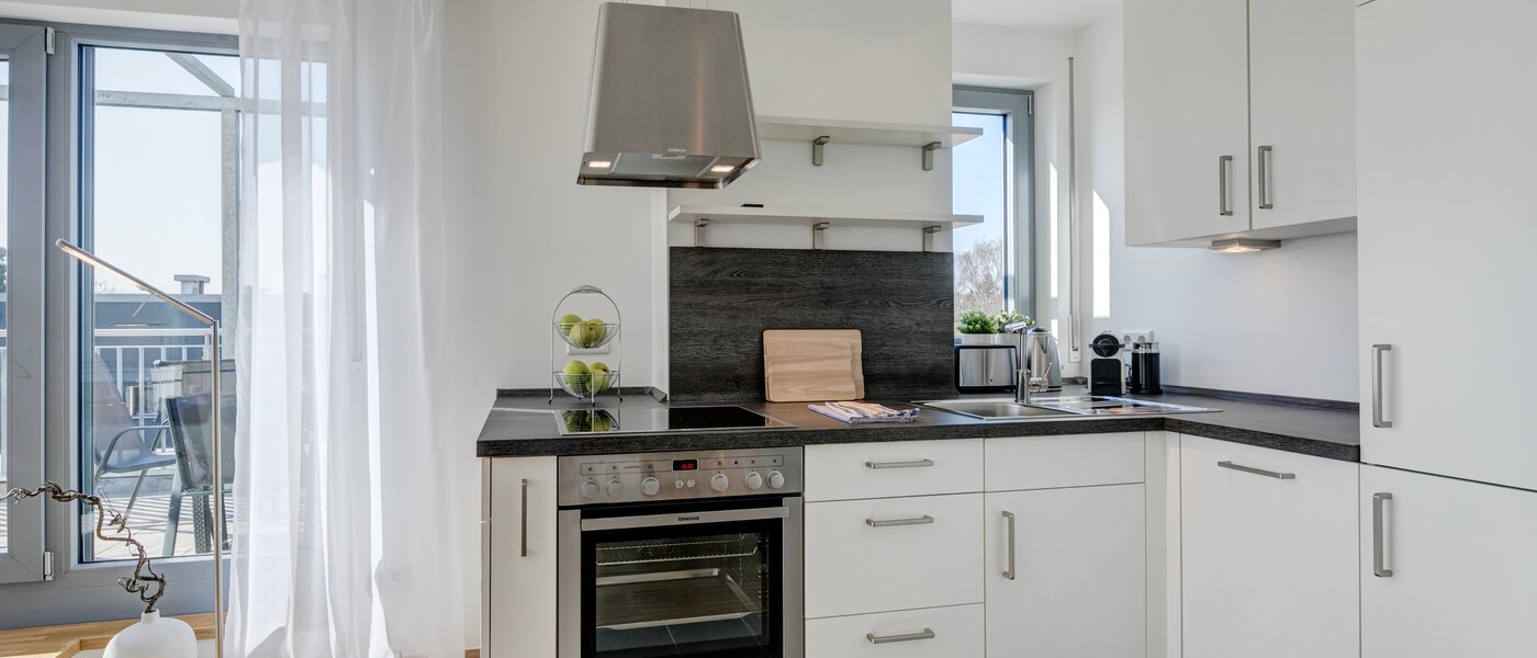 Апартамент с покривна тераса München Ramersdorf 01 Кухня 10340