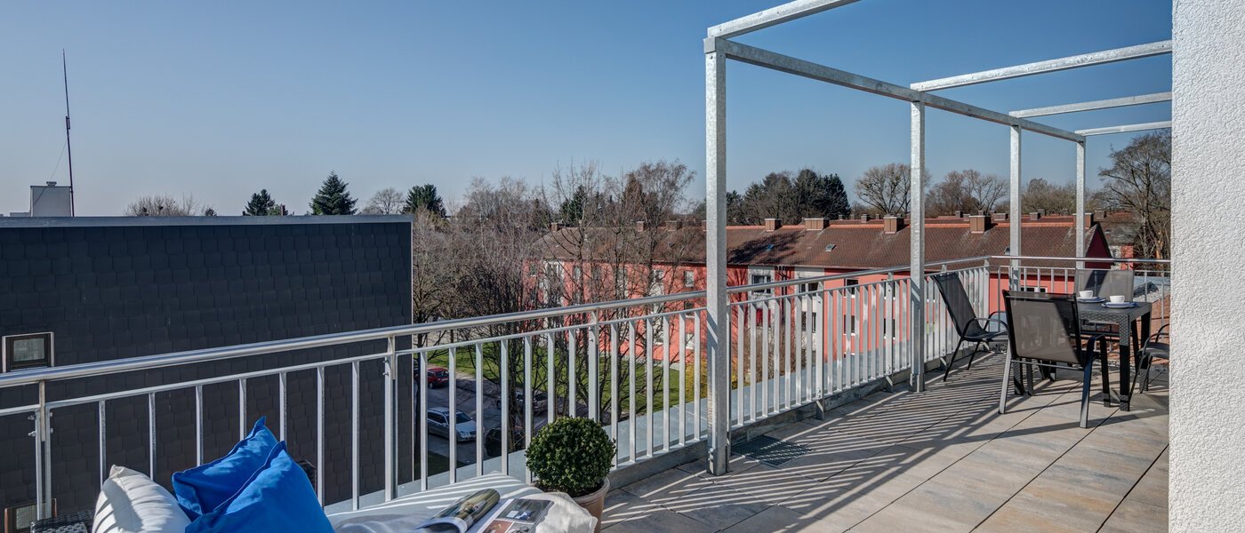 Апартамент с покривна тераса München Ramersdorf 03 Тераса 10340