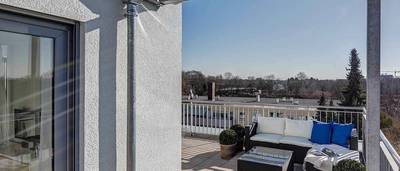 Апартамент с покривна тераса München Ramersdorf 05 Тераса 10340