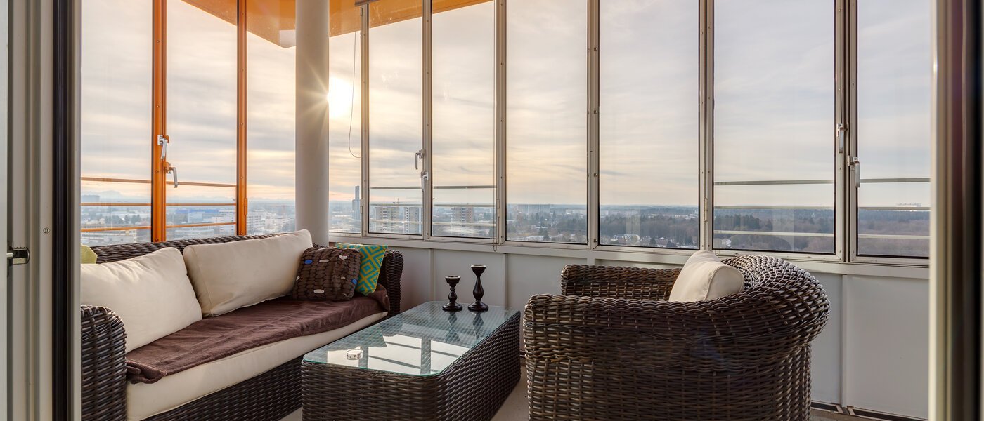 Плоский München Obersendling 01 Балкон 10385