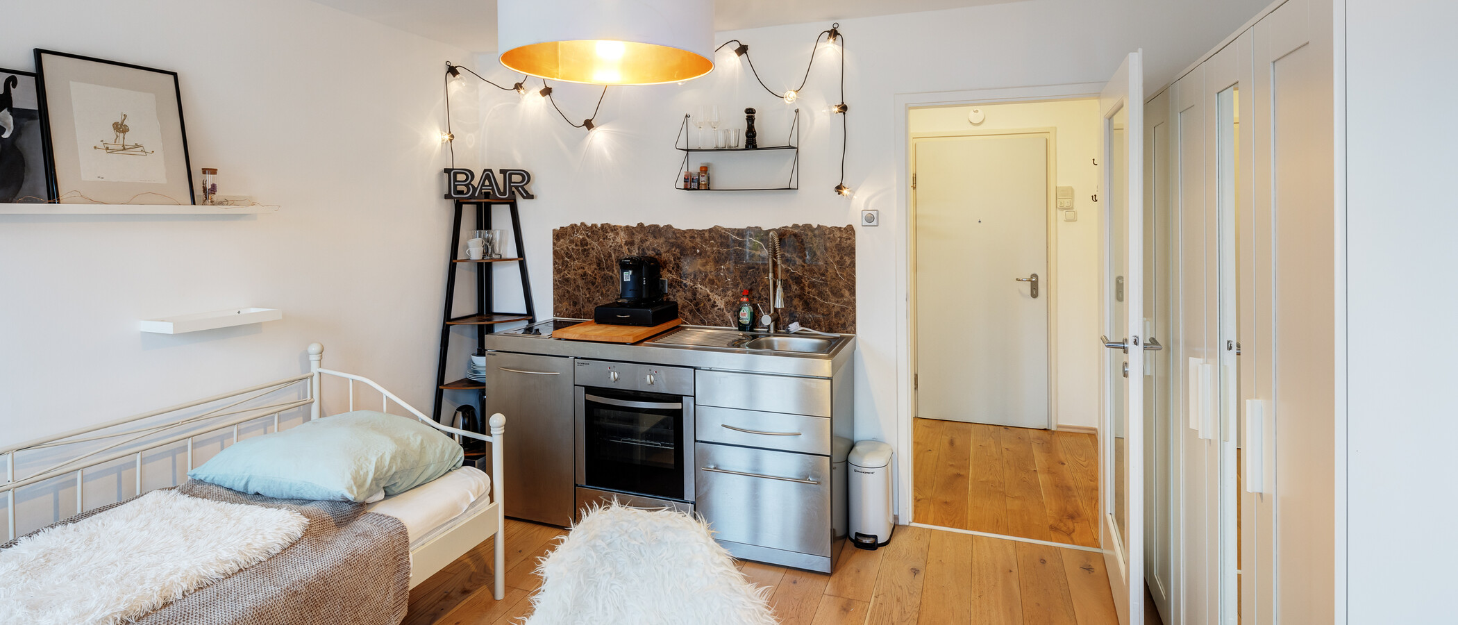 Flat München Nymphenburg 04 Stue og oppholdsrom 10508