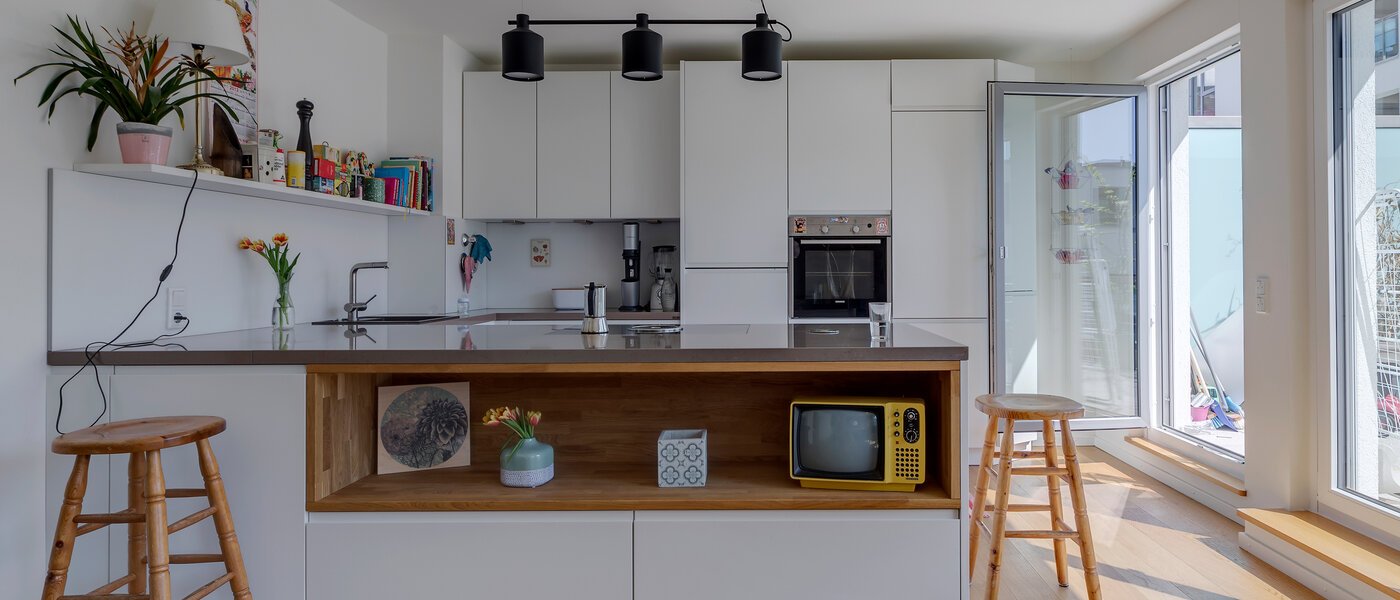 Płaski München Mittersendling 01 Kuchnia 10537
