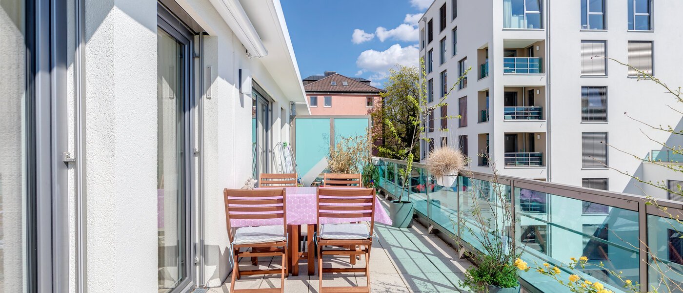 Płaski München Mittersendling 03 Taras 10537