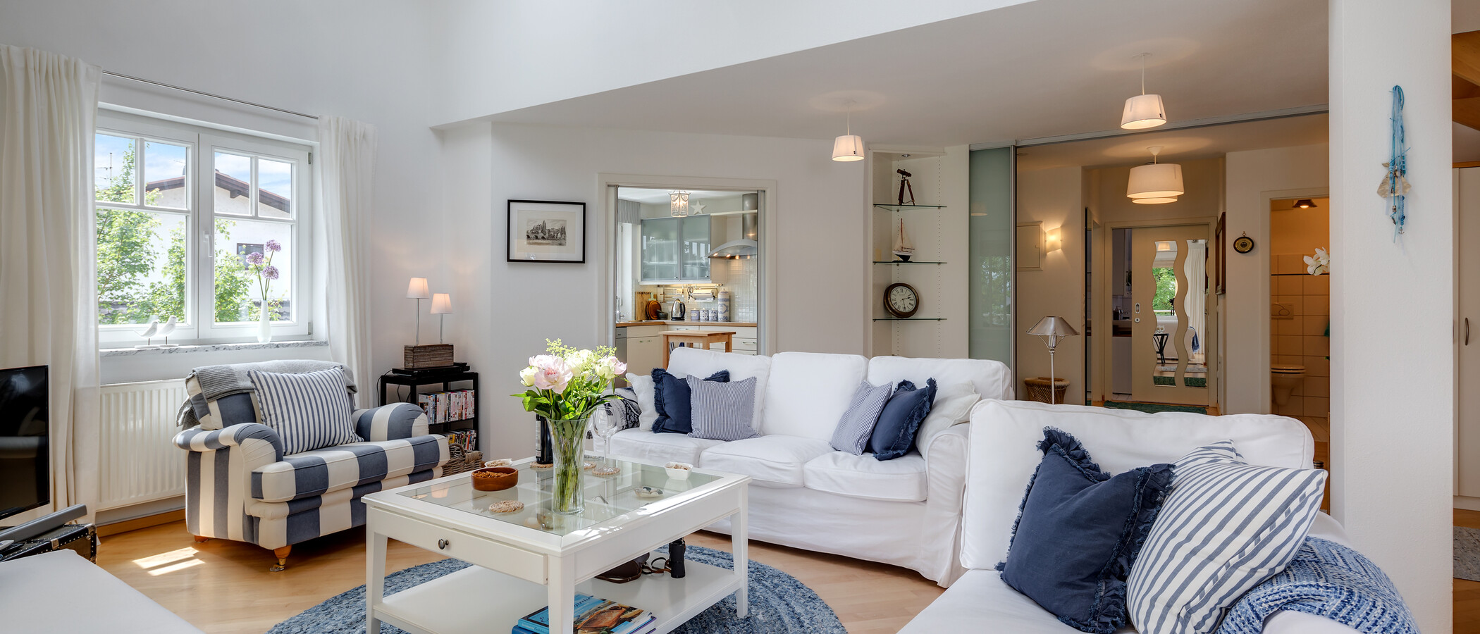 Maisonette galéria lakás Tutzing 04 Élő 10604