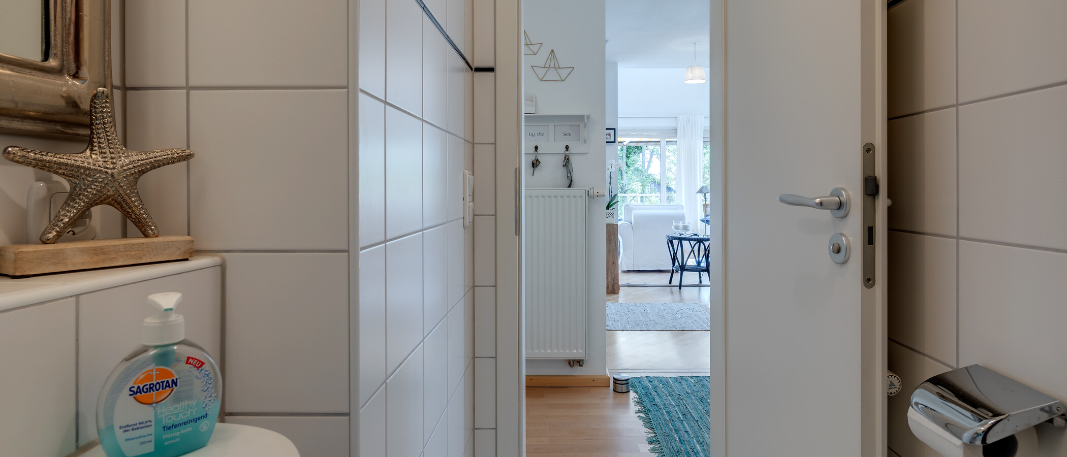 Maisonette galéria lakás Tutzing 02 Vendég WC 10604