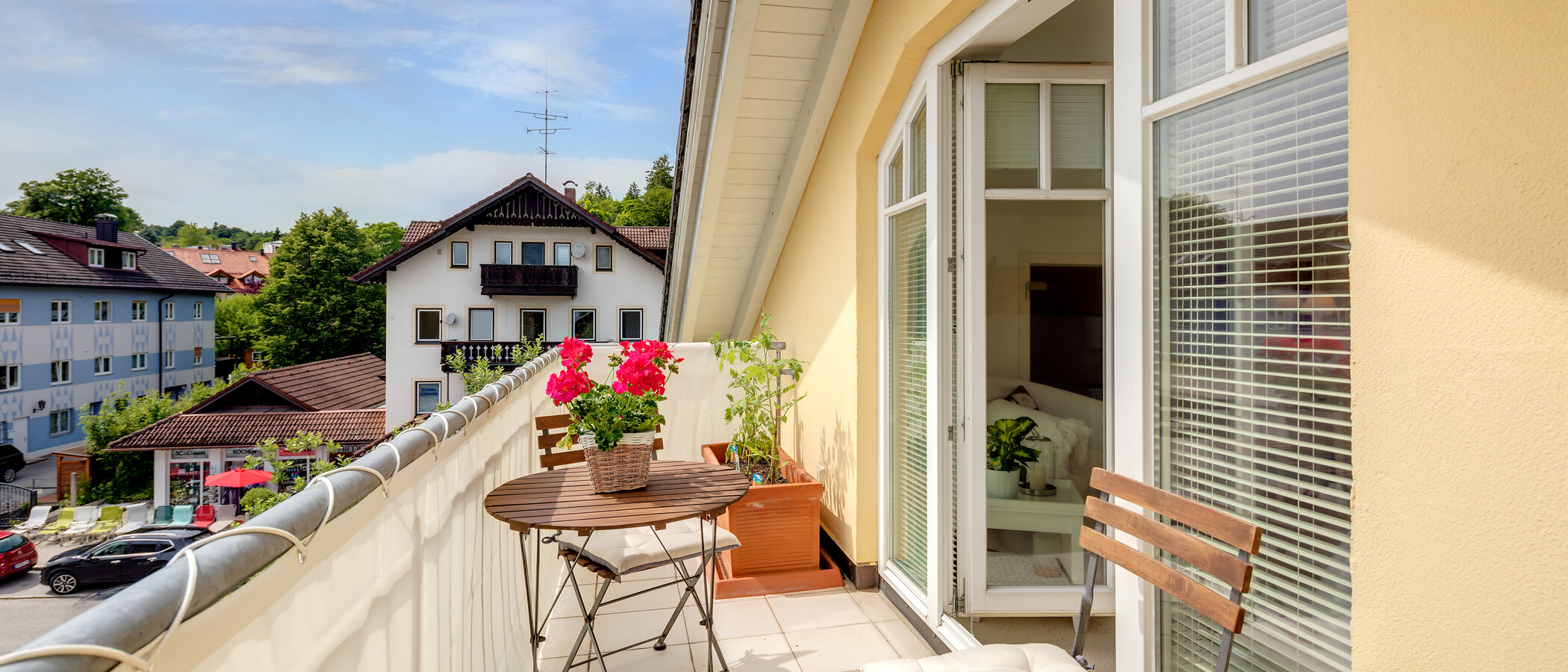 Maisonette galéria lakás Tutzing 02 2. erkély 10604