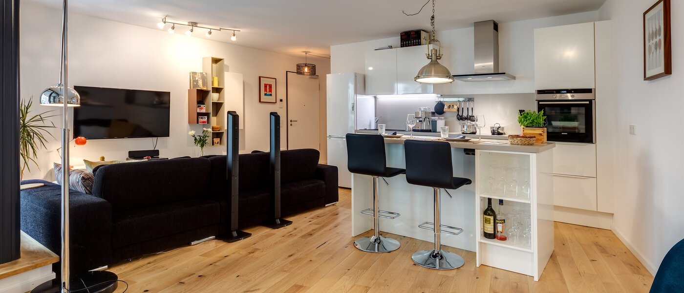 Плоский München Giesing 04 Кухня 10618