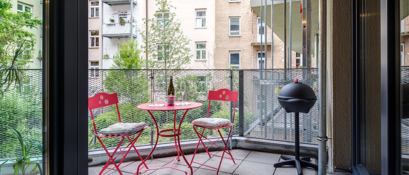 Плоский München Giesing 01 Балкон 10618