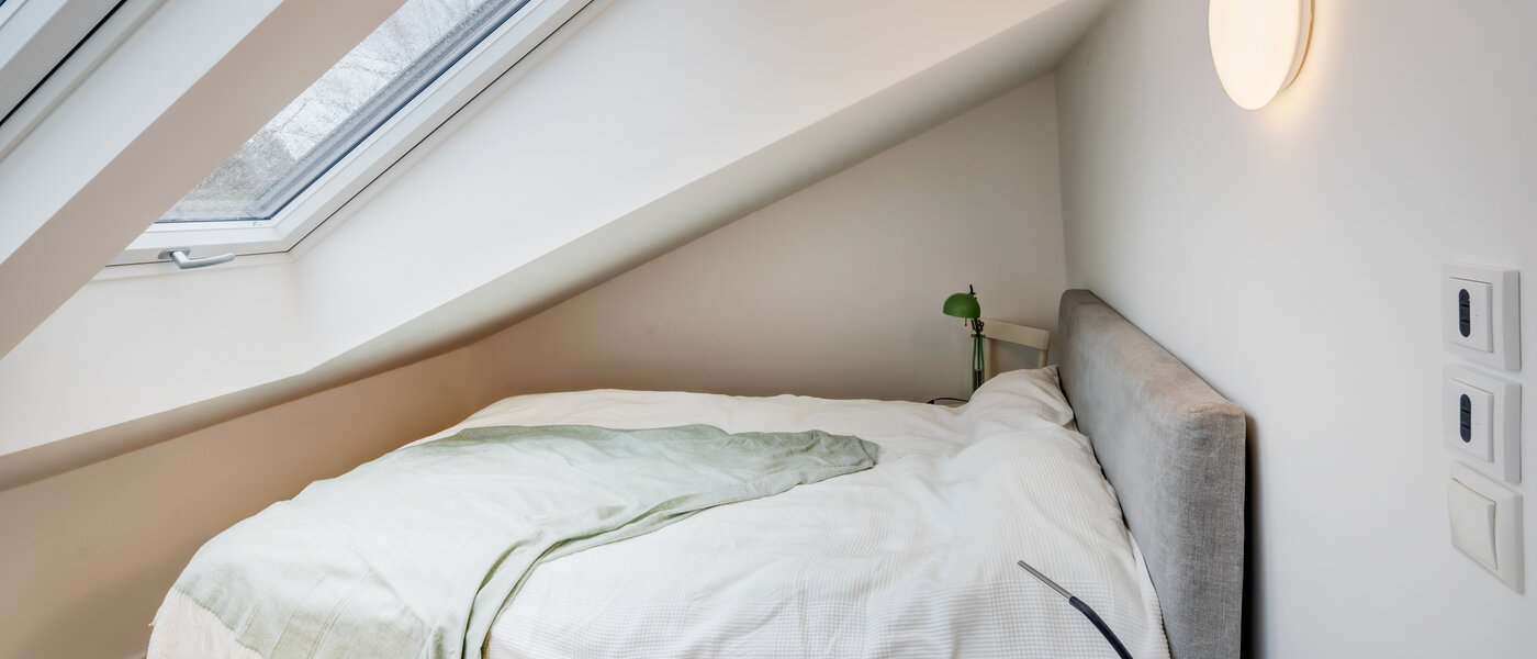 Podkrovní byt München Trudering 01 Ložnice 10634