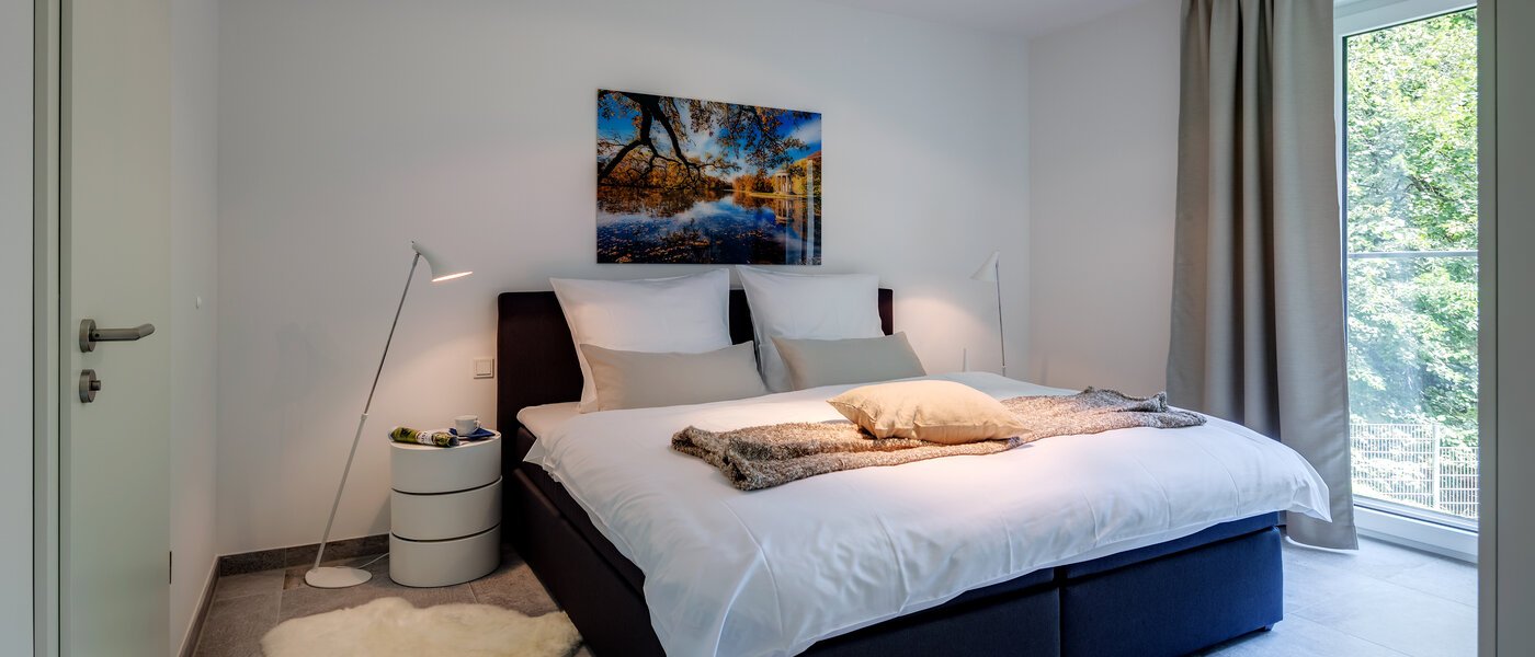 Ploché München Bogenhausen 01 Ložnice 10643