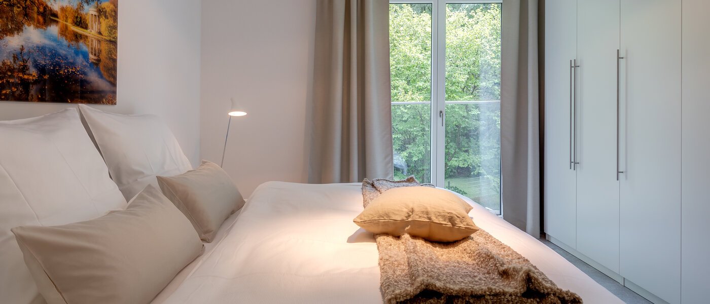 Ploché München Bogenhausen 02 Ložnice 10643