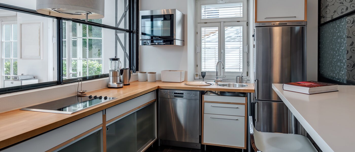 Maisonette lakás München Isarvorstadt 03 Konyha 10712