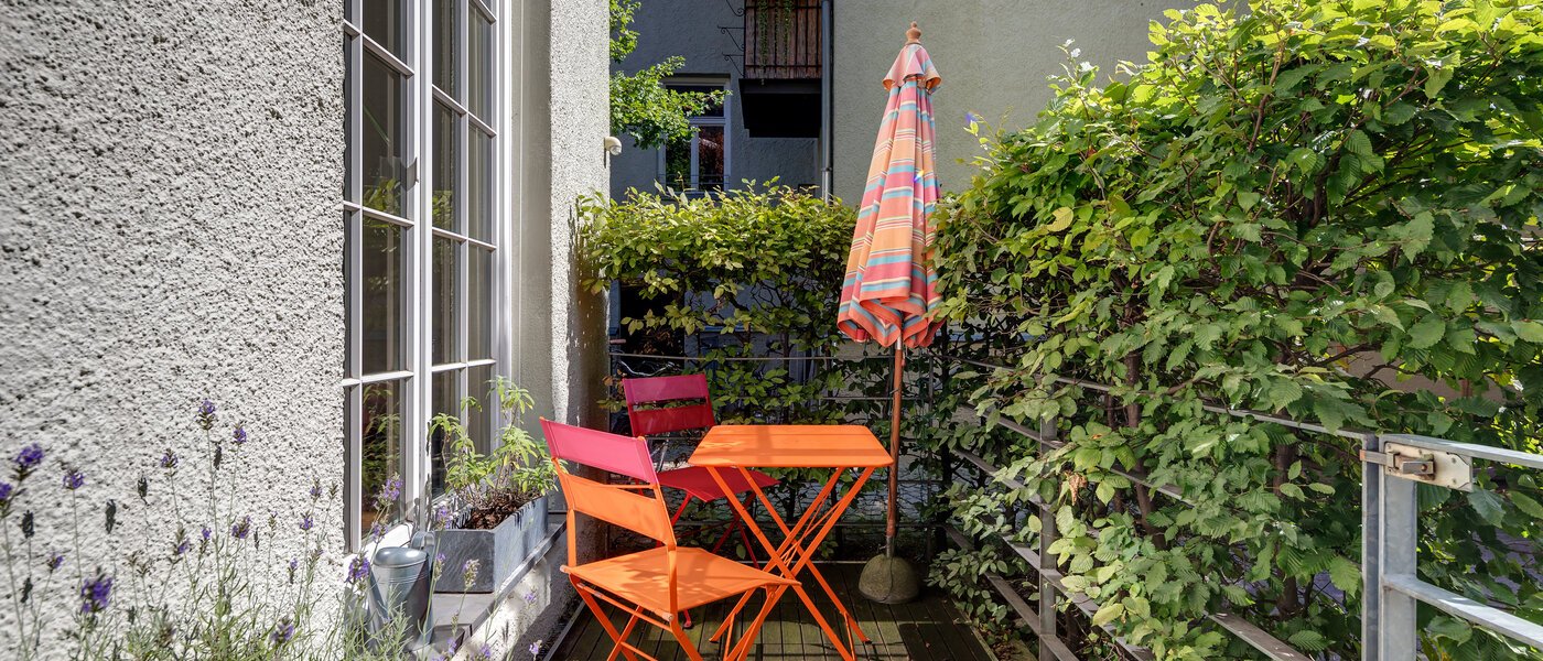 Maisonette lakás München Isarvorstadt 02 Erkély 10712