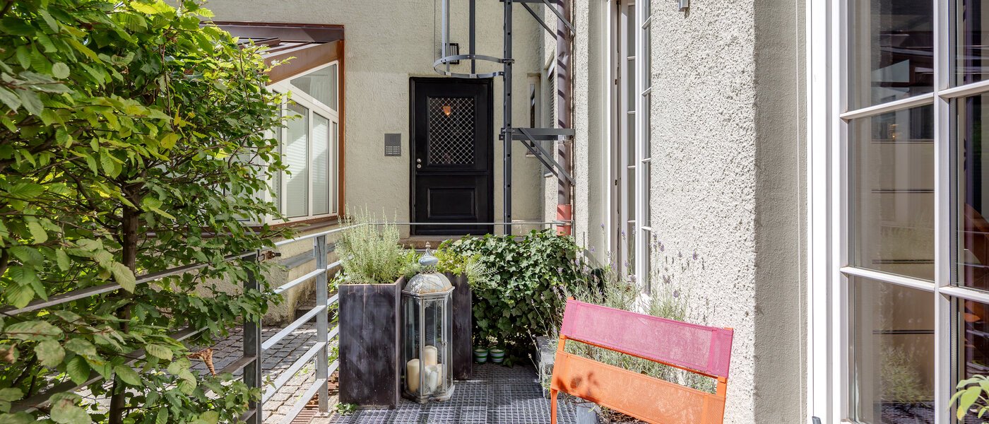 Maisonette lakás München Isarvorstadt 03 Erkély 10712