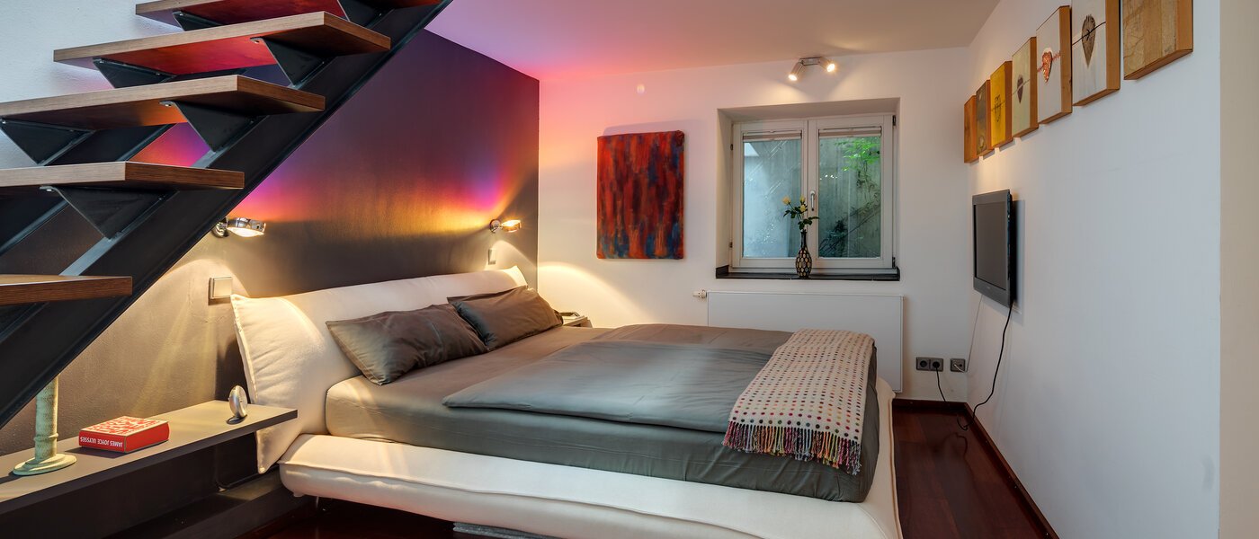 Maisonette lakás München Isarvorstadt 01 Alvó 10712