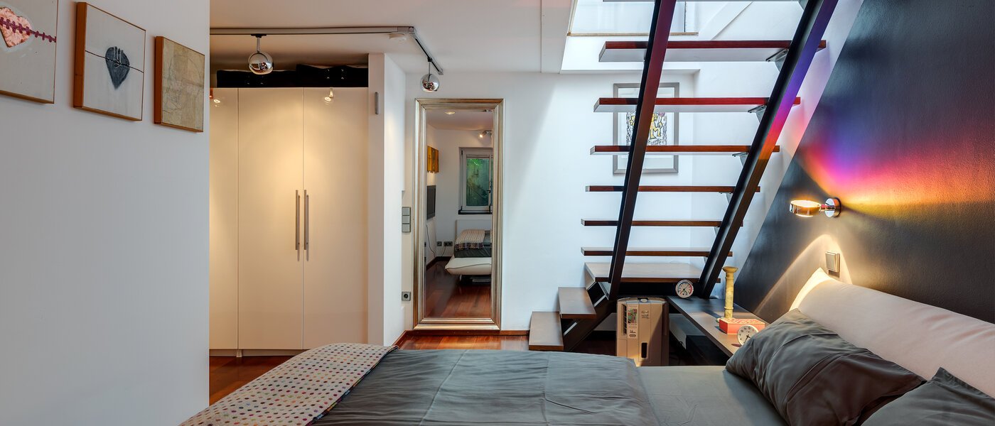 Maisonette lakás München Isarvorstadt 03 Alvó 10712