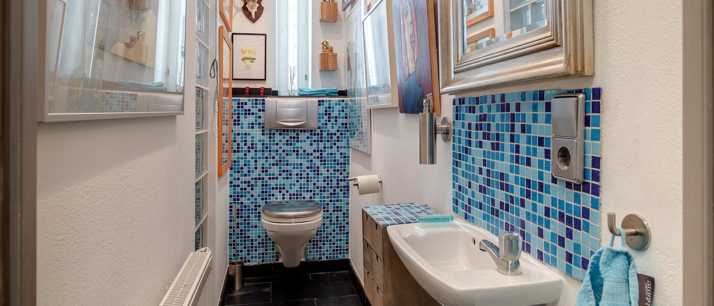 Maisonette lakás München Isarvorstadt 01 Vendég WC 10712