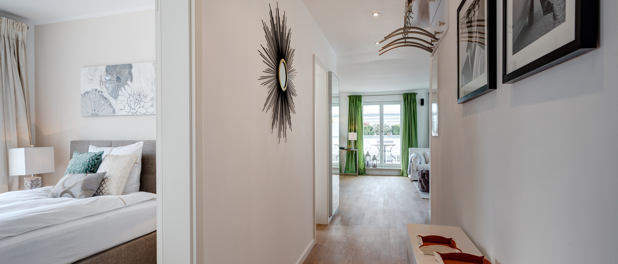Çatı teraslı daire München Bogenhausen 01 Koridor/koridor geçidi 10781