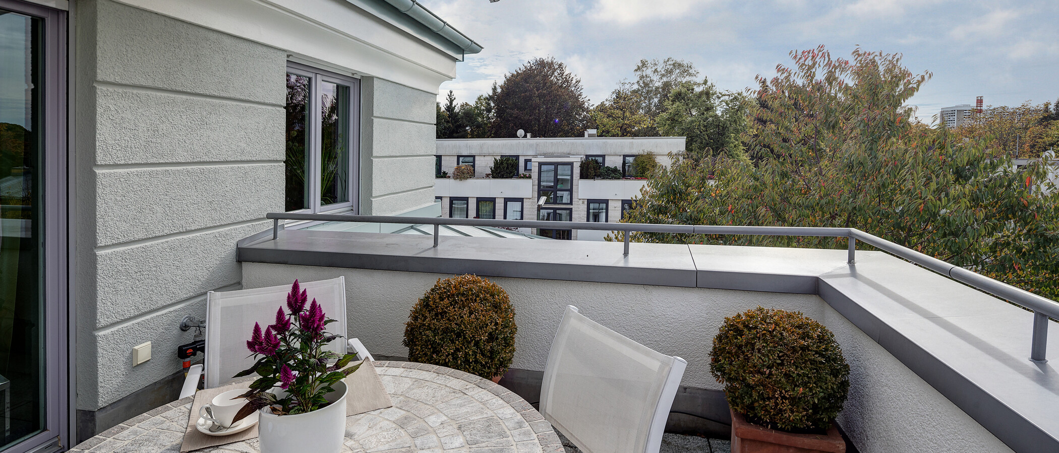 Çatı teraslı daire München Bogenhausen 04 Teras 10781