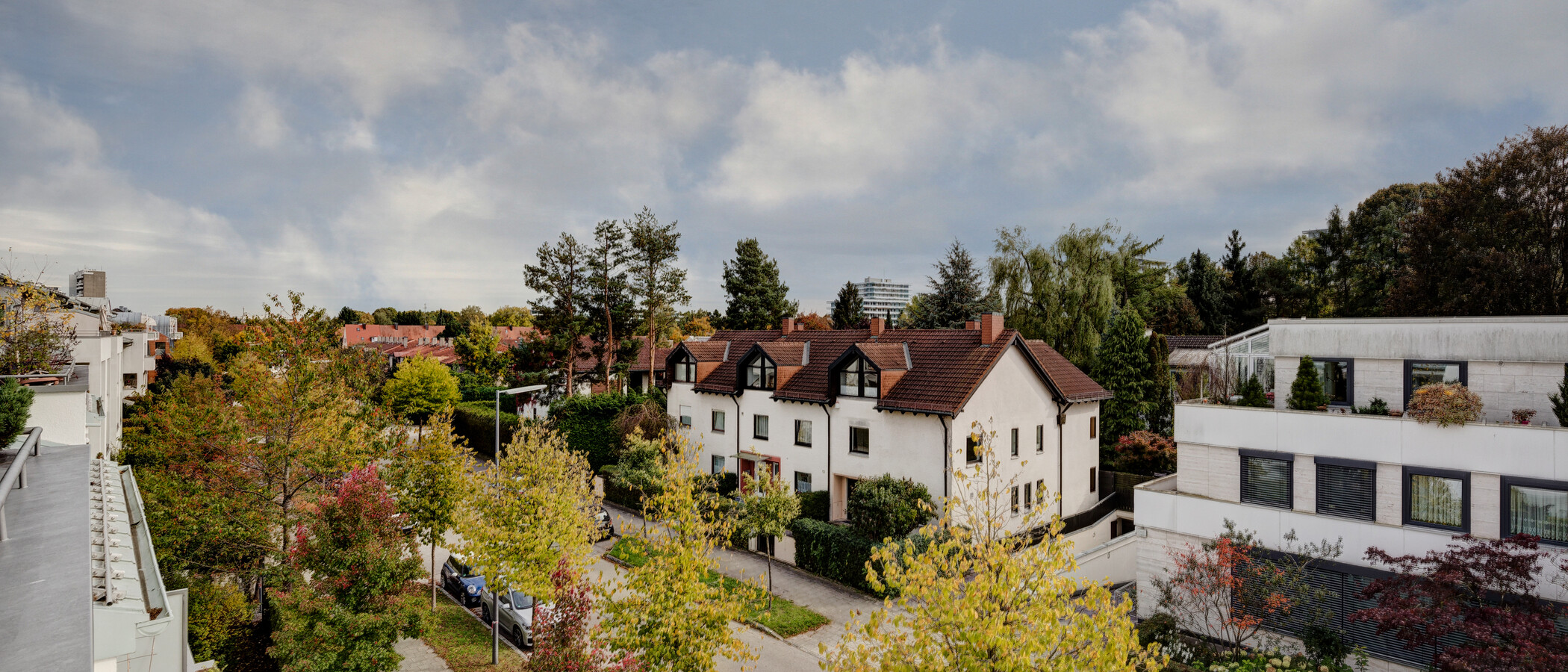 Çatı teraslı daire München Bogenhausen 04 Görünüm 10781