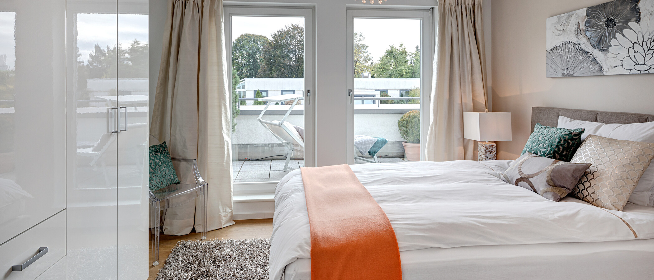 Çatı teraslı daire München Bogenhausen 02 2. Uyku 10781