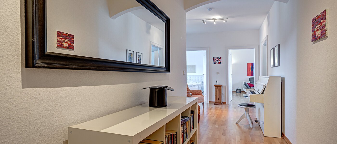 Düz München Schwabing (links der Leopoldstraße) 01 Koridor/koridor geçidi 10852