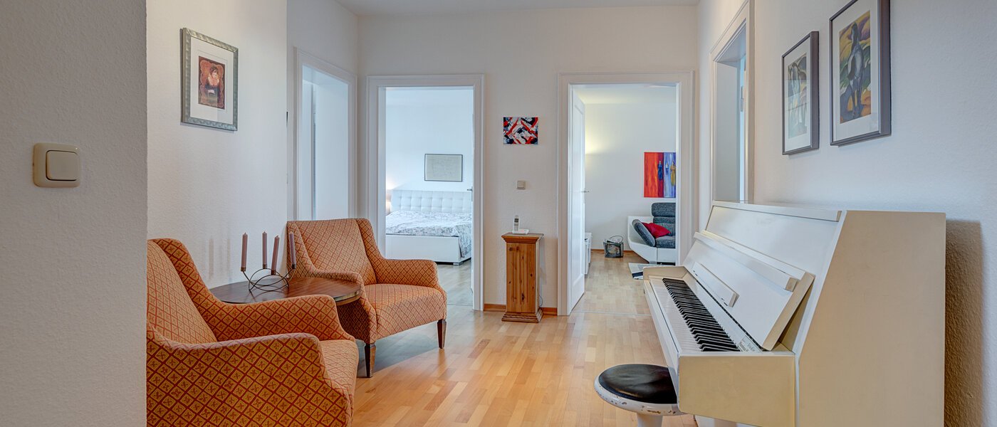 Düz München Schwabing (links der Leopoldstraße) 02 Koridor/koridor geçidi 10852