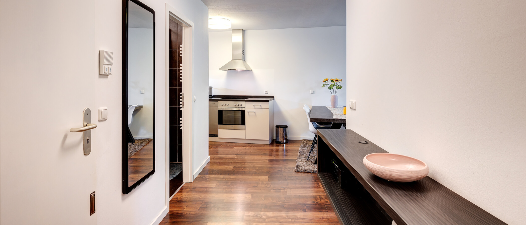 Flat München Maxvorstadt 01 Korridor/gang 10870