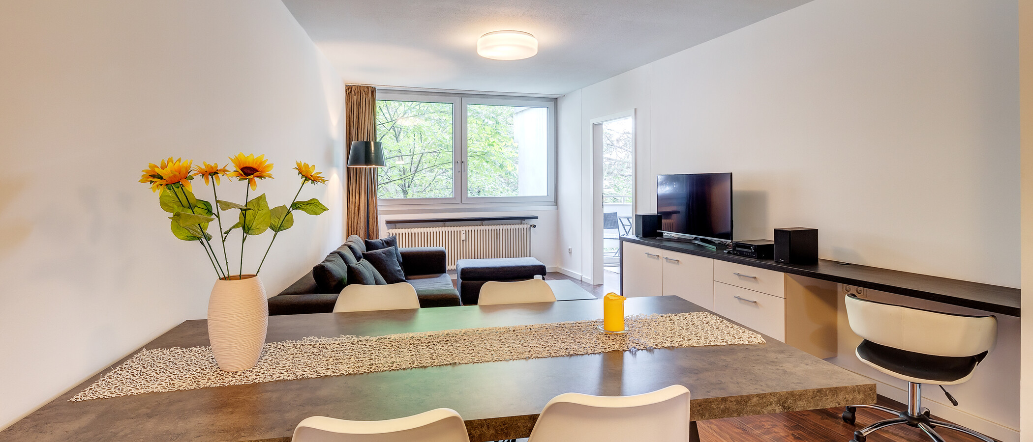 Flat München Maxvorstadt 02 Stue og oppholdsrom 10870