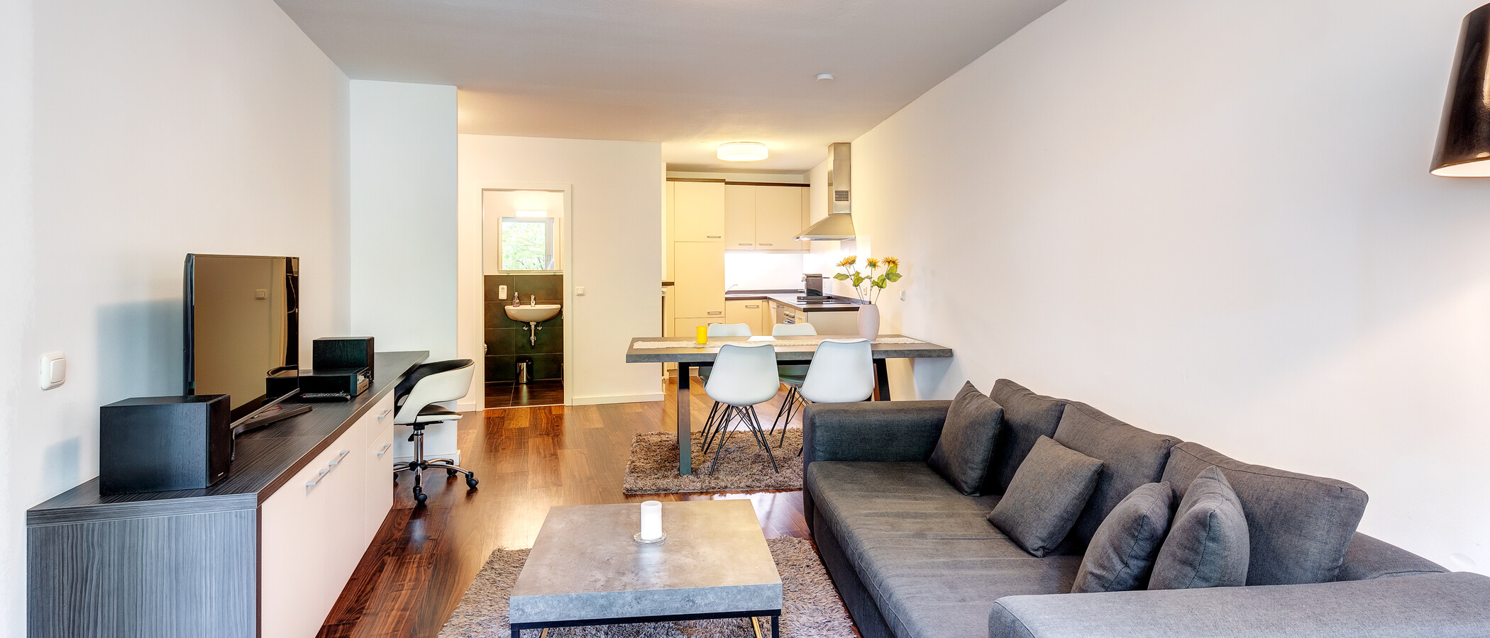 Flat München Maxvorstadt 04 Stue og oppholdsrom 10870