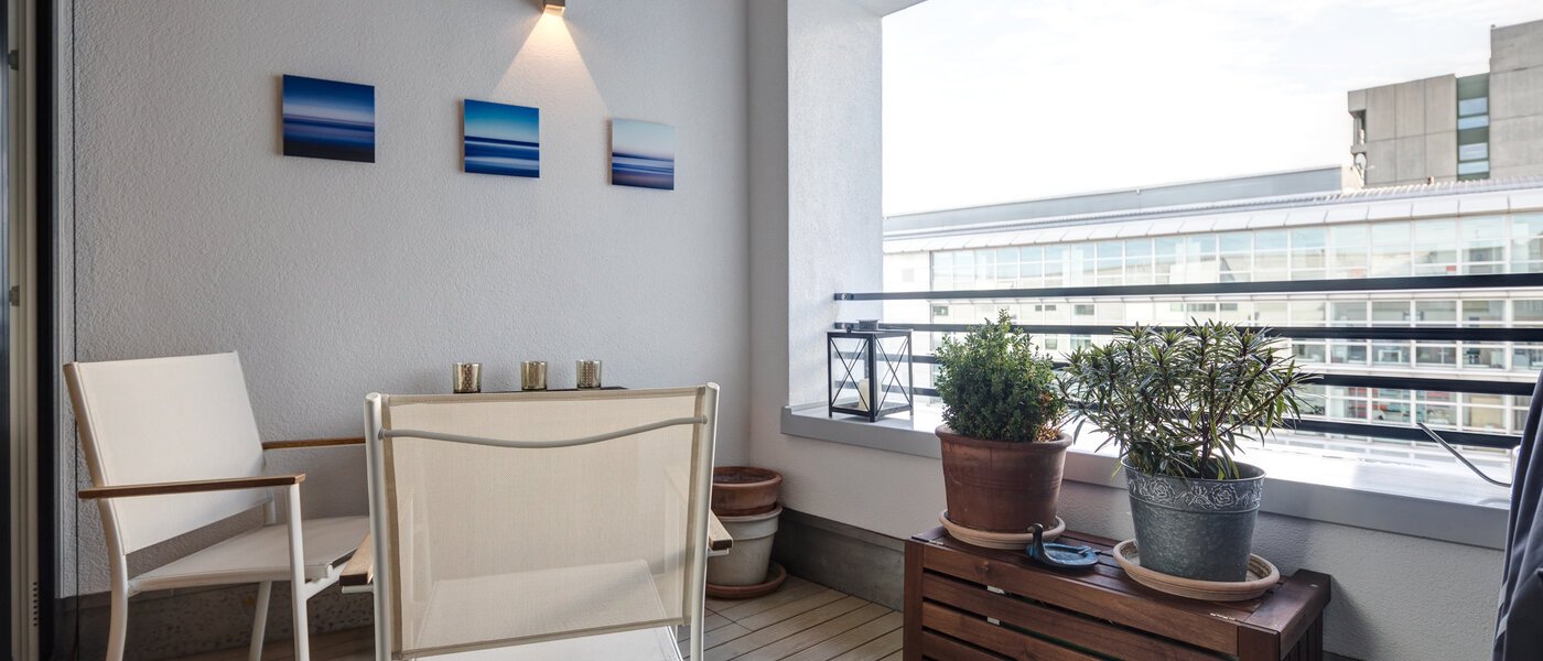 Galerija stanovanje München Maxvorstadt 01 Balkon 10881