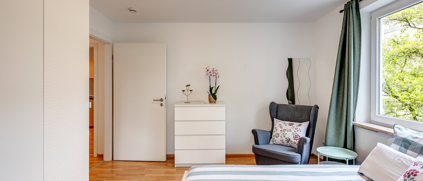 Плоский München Schwabing-West (rund um den Hohenzollernplatz) 03 Спальня 10889