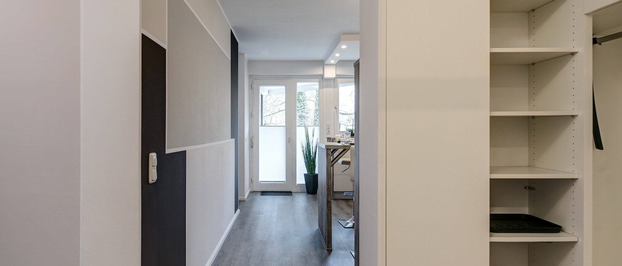 Flad München Schwabing (rechts der Leopoldstraße) 03 Korridor/gang 10897